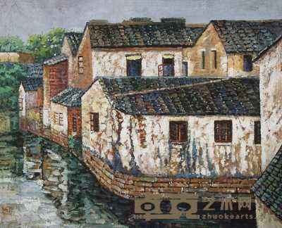 庞薰琴 乡村 70×87cm
